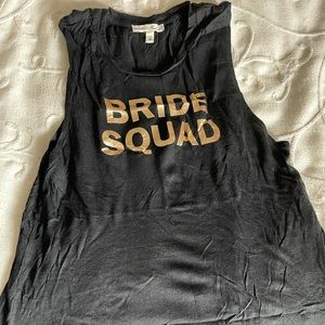 Express Bride Squad tank top